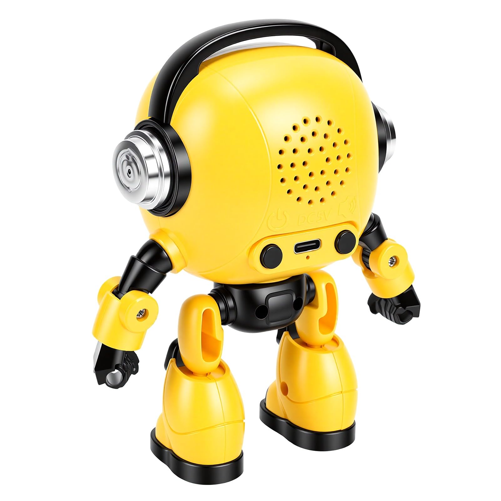 VBESTLIFE Compañero Interactivo de Robot AI, con Juguete de Escritorio Recargable en 37 Idiomas, Cambio de rol de Empatía por Voz para Niños