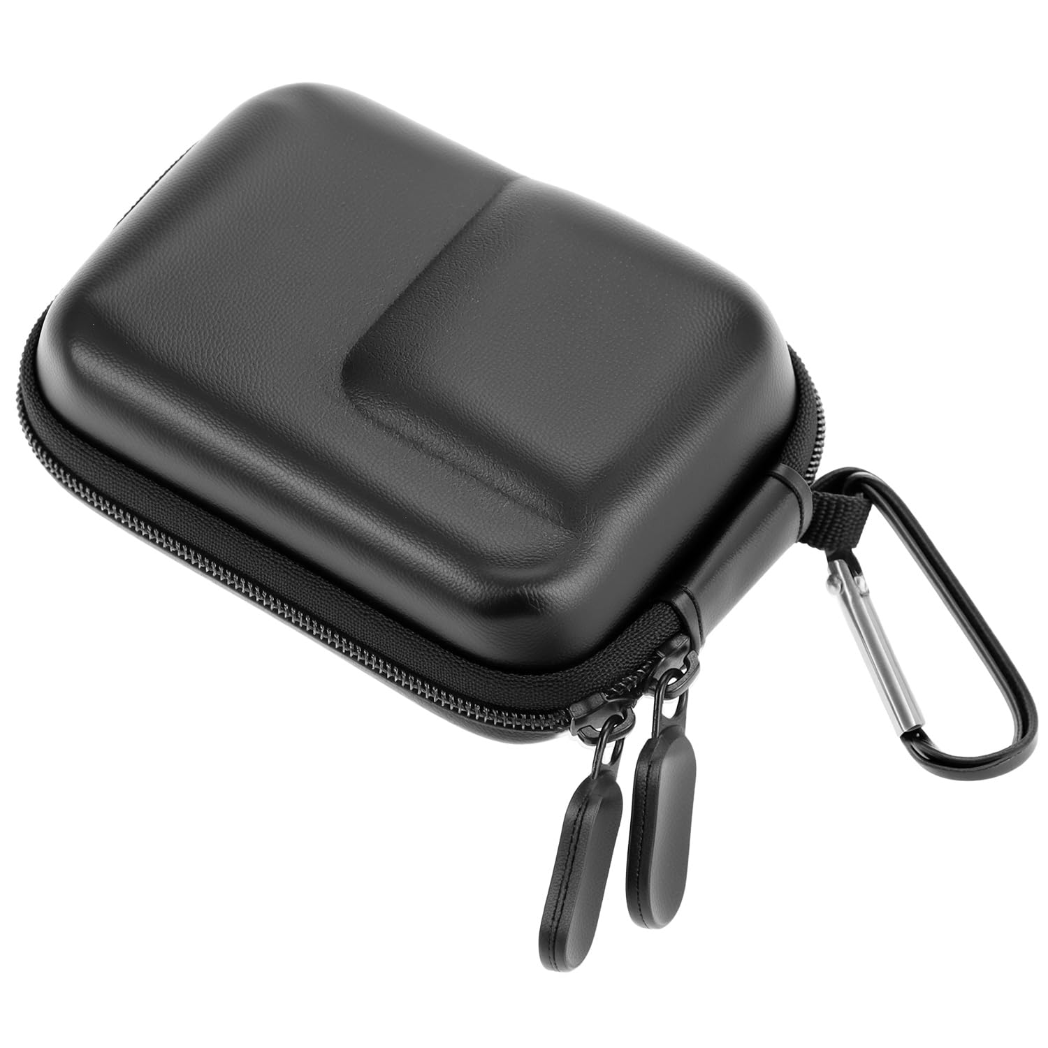 QWORK® Torba na mini kamerę, czarna torba do noszenia kamery, kompatybilna z DJI Action 5 Pro, Action 4, Action 3