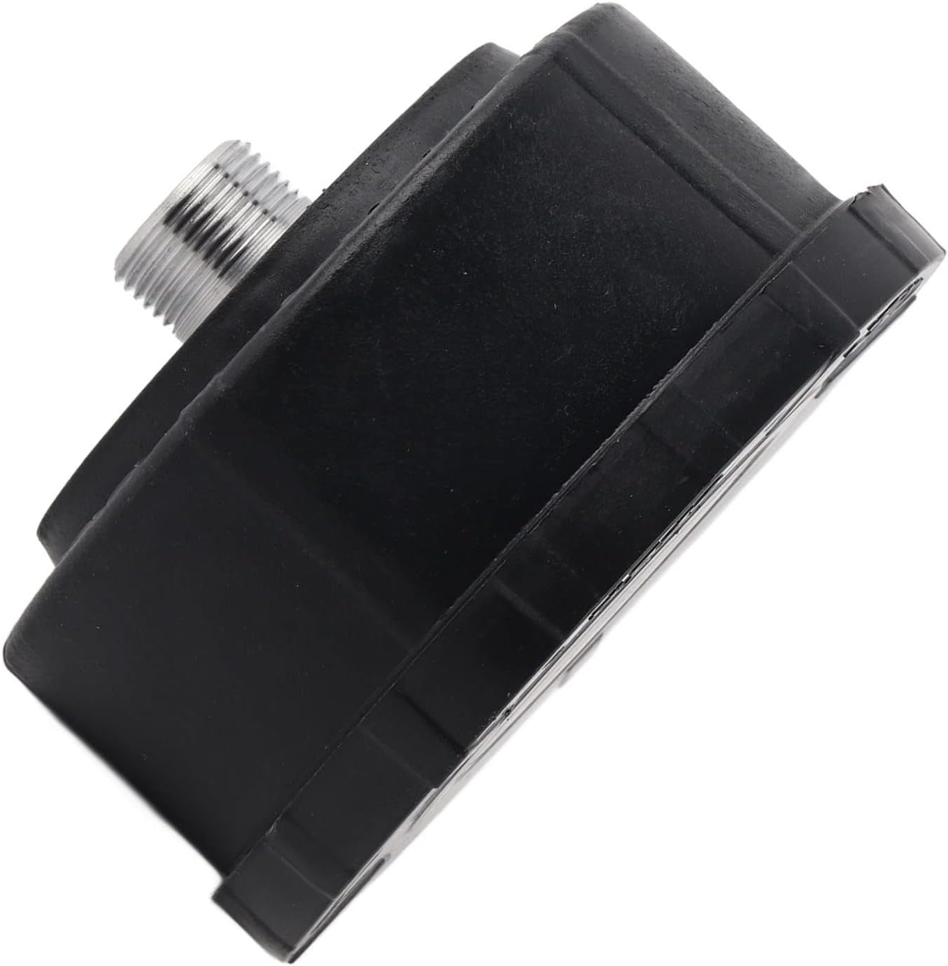 1pc 3/4 Screw Air Compressor Silencer,Air Compressor 25mm Filter Intake Filter Sound Plastic Shell Round Muffler Accessories 80mm for Generators,Blowers, Exhaust Ports