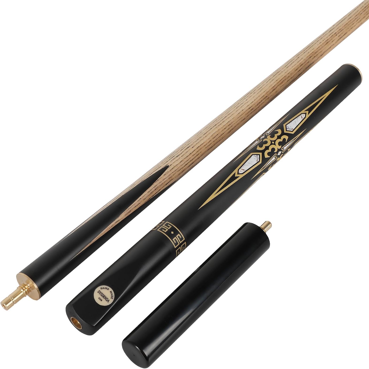 57-inch Handmade Snooker Cue Stick with Extension, Durable Ash Wood Construction, Professional 18 oz Pool Cue, Ideal for Snooker and Billiards