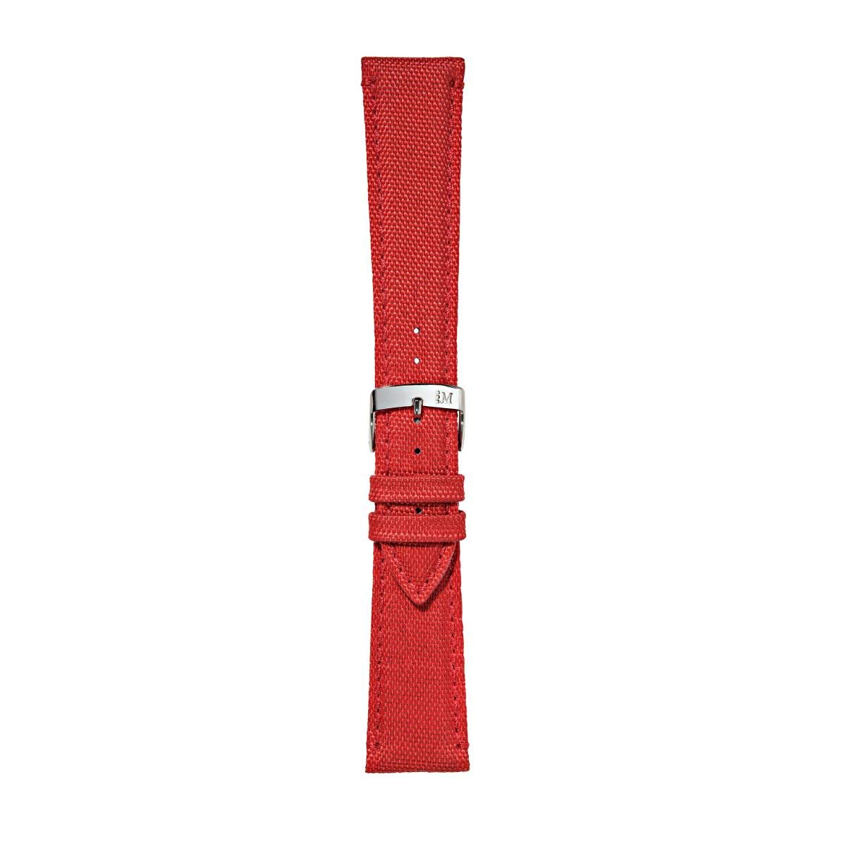 Morellato Sport Collection Parkour Unisex Watch Strap in Technical Fabric - A01X5120282, red, 22mm, Strap