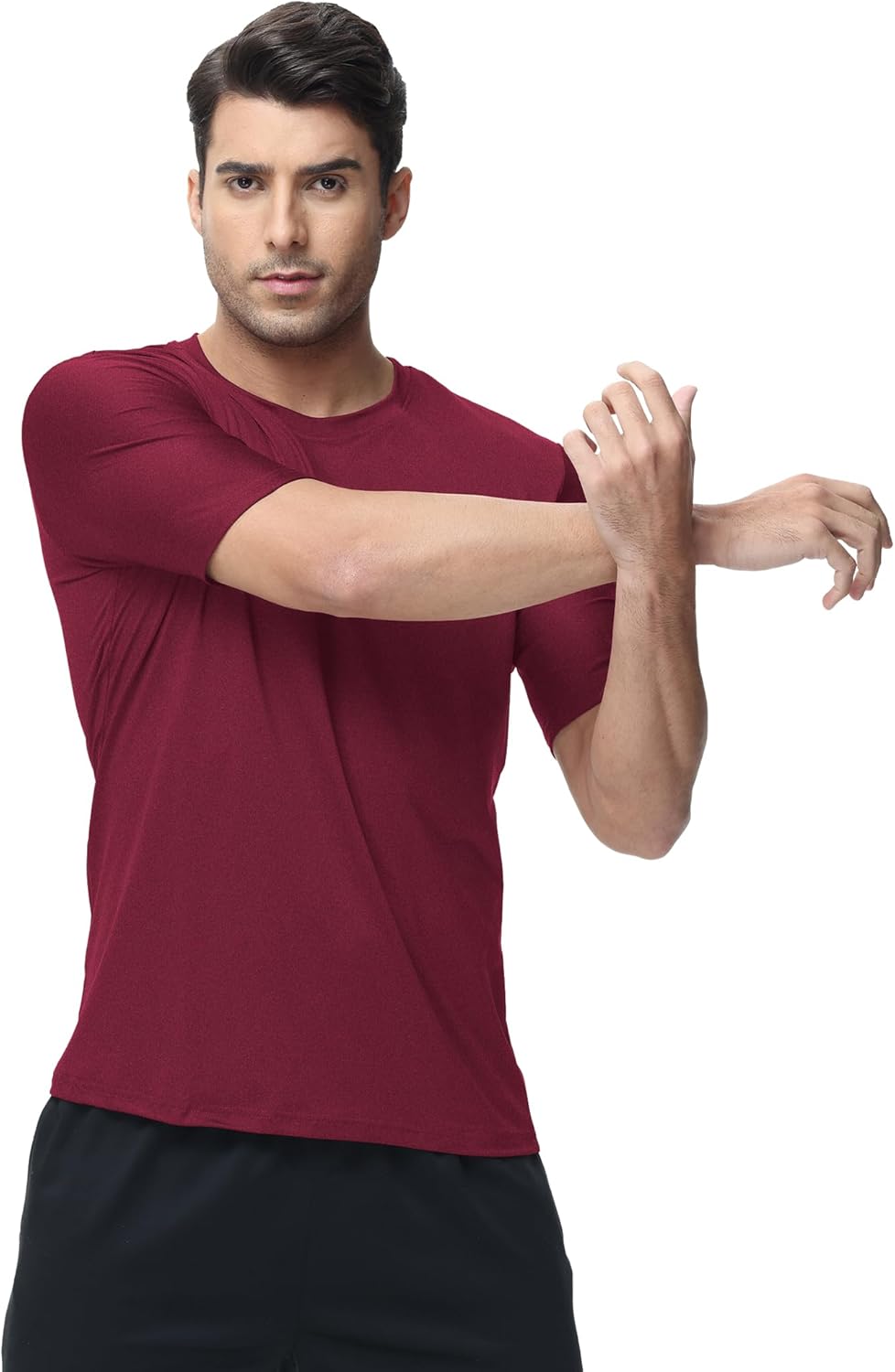 6 Pack Workout Gym Shirts for Men, UPF 50+ Short Sleeve UV Sun Shirt Outdoor Gym Hiking Tops Quick Dry Shirts - Image 2