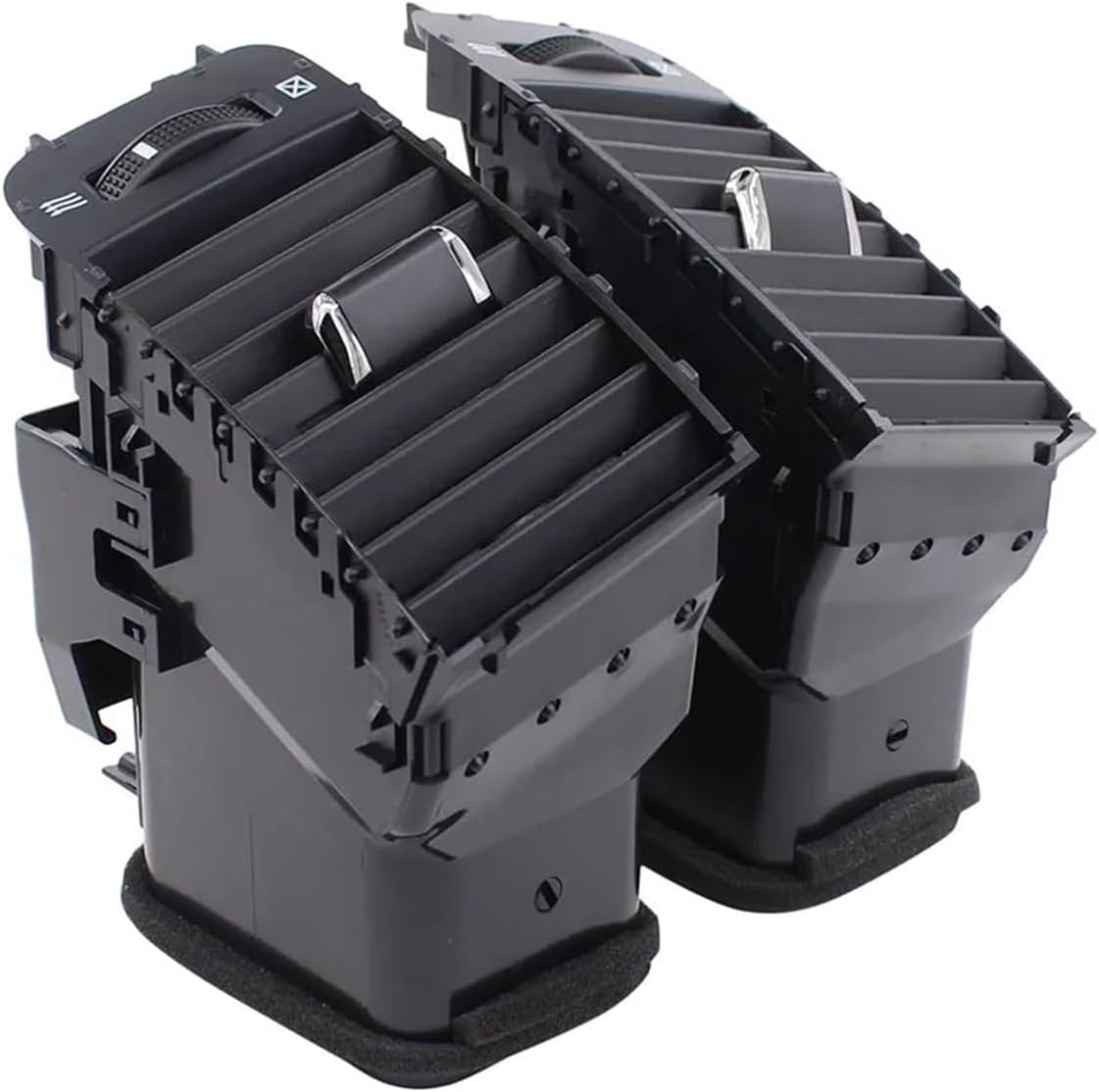 Dashboard Air Vent Outlet Sensor Panel Bezel Frame Assembly Fit for Toyota Land Cruiser Prado 120 FJ120 Fit for Lexus GX470 2003-2009(2PCSAir Outlet Panel)