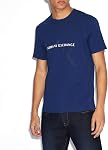 A.X Armani Exchange Logo de coton classique pour hommes Tee