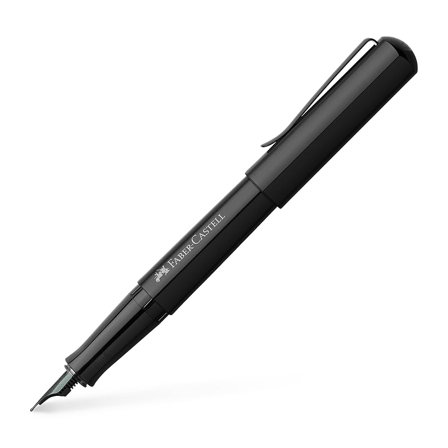 Amazon.com : Faber-Castell Hexo M Fountain Pen - Black
