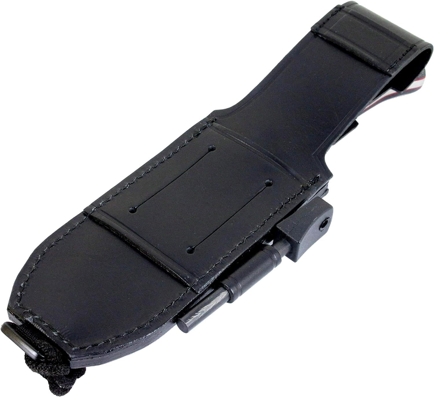 JEO-TEC Nº45 Coltello da Sopravvivenza Campeggio Caccia Outdoor - Fodero per Cintura in pelle + Pietra per Affilatura + Ferrocerio (firesteel) compresa - Fatto in Spagna