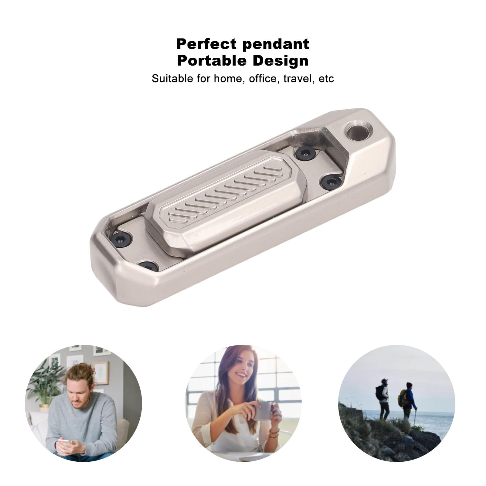 🧲 Juguete Fidget Deslizante Magnético Triangular De Metal | Alivio De Estrés Para TDAH Y Ansiedad | Wakects EDC