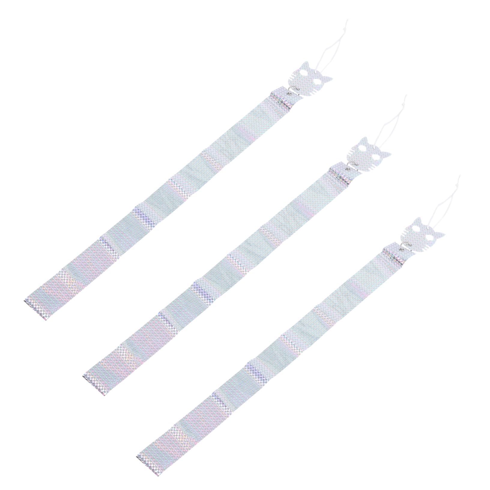 ifundom 4 Set Cintura Repellente per Uccelli Gufo Nastro Repellente per Uccelli da Esterno Nastro Riflettente Grackles Nastro Repellente per Uccelli Nastro Riflettente 3 Pezzi*4