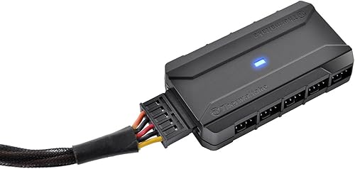 Miniatura 5 de Thermaltake 212159 Accesorio Ac-023-an1nan-a1 Comandante Fp 10 Puerto Hub Para Pwm Fans Retail