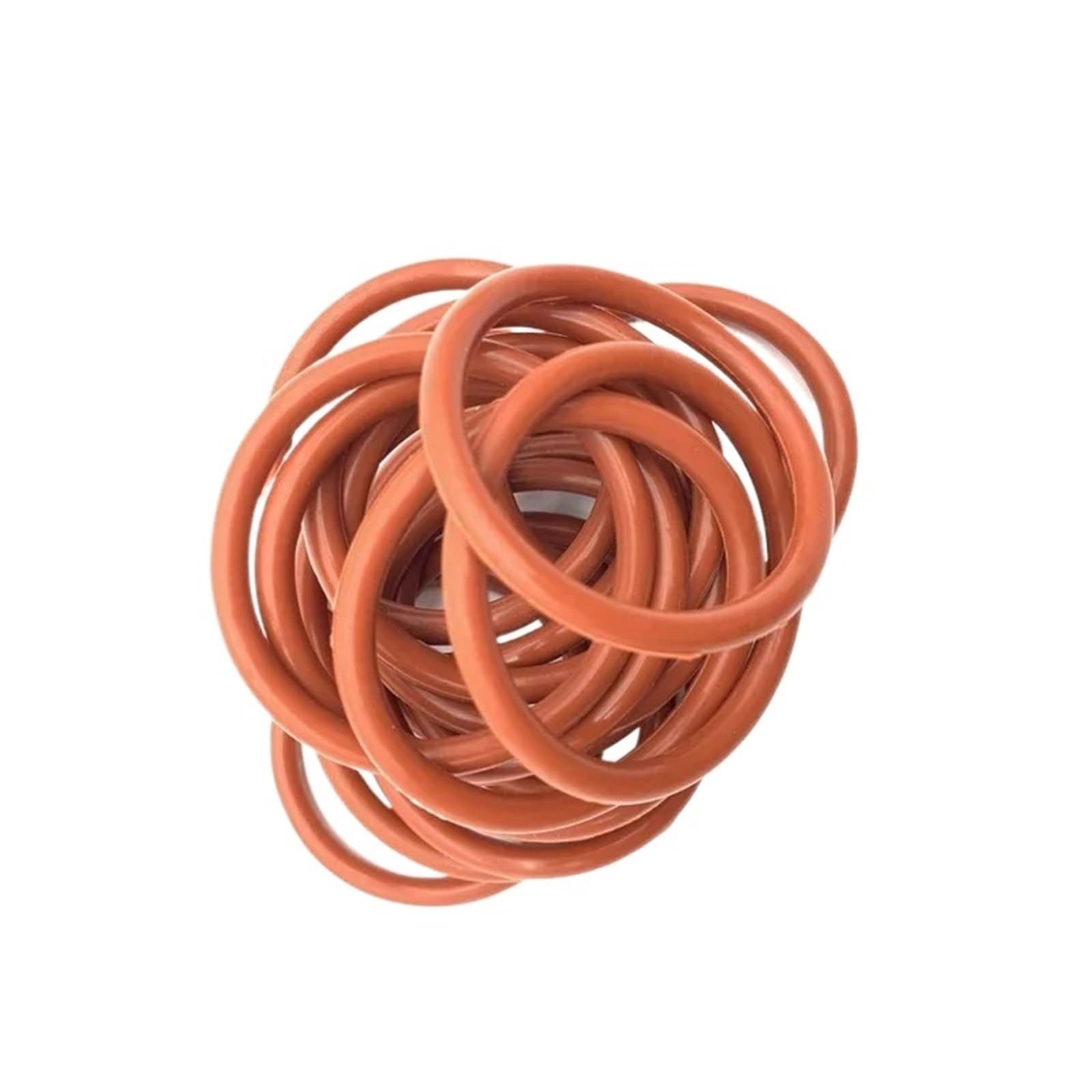 Junta tórica CS 1.9mm de silicona roja junta de goma impermeable 38mm 3