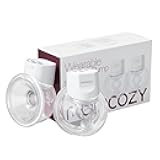 Hands-Free Breast Pump S12 Pro, Wearable & Portable Pump with Soft DoubleFit Flange, 3 Modes | 9 Levels Double Electric Pump, Smart Display, 24mm, 2 Pack, Cozy White