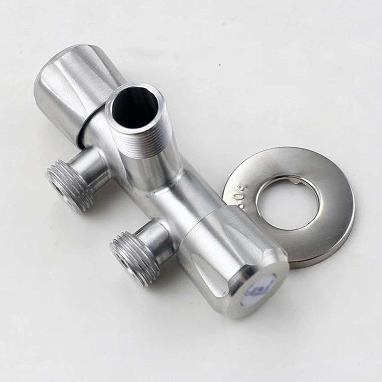 1/2 Three-way Triangle Valve G1/2 Toilet Stop Valve Multi-function Tap for Toilet Faucet