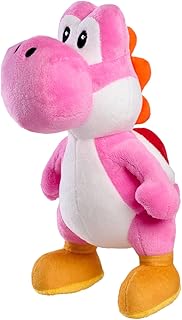 Simba Toys Super Mario Yoshi Plush Toy Pink Approx. 20 cm, Cuddly Soft and Child-Friendly, Suitable for Playing or Cuddling, Suitable from the First Months of Life, Great Gift for Kids