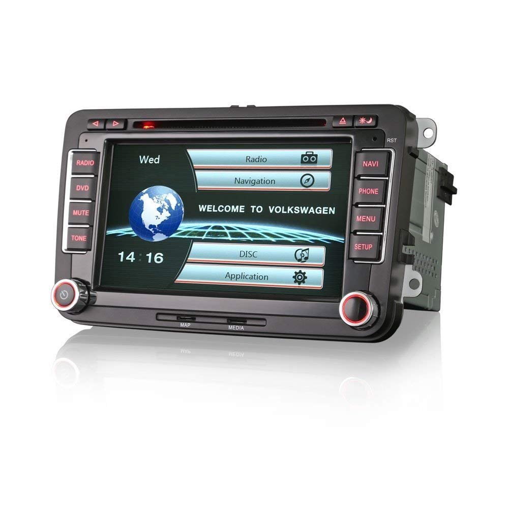 Freeauto Universal Standard Double 2 Din Android 7.1 In Dash Car Stereo Radio GPS Navigation Support 4G WIFI Bluetooth Mirrorlink with Rear Camera