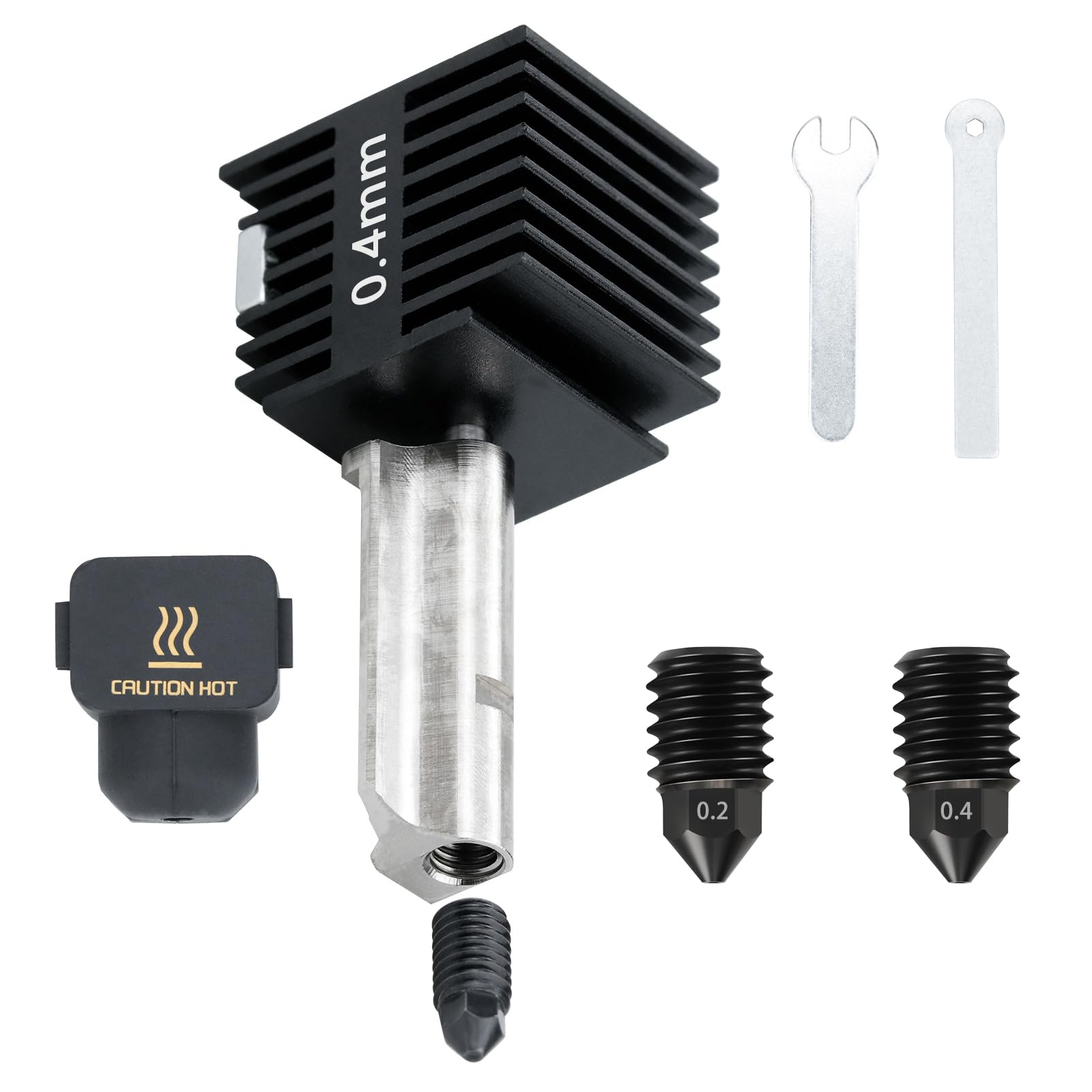 Amazon.co.jp: Bambu lab A1/A1 mini の耐高温 0.4mm 硬化鋼ノズル