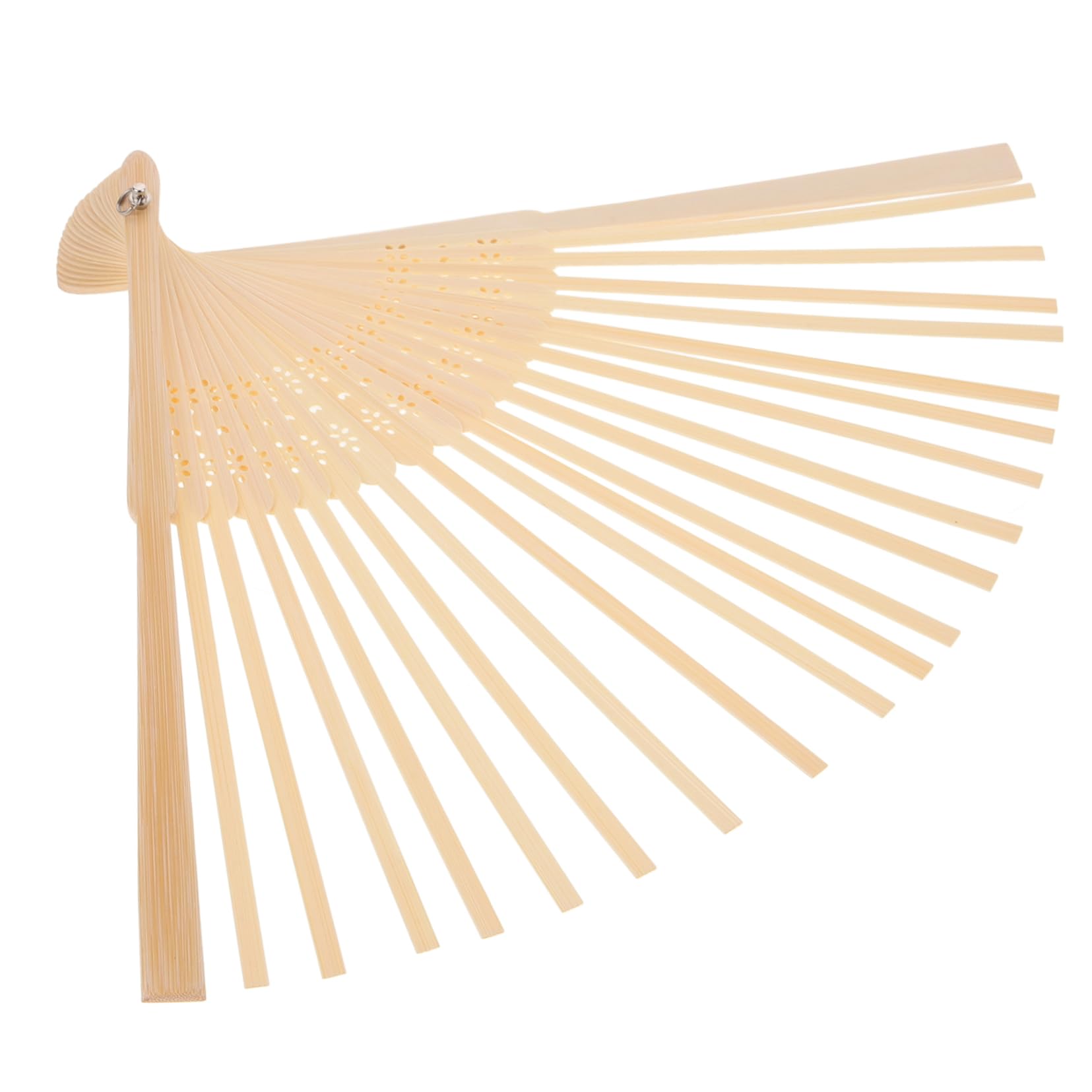 ERINGOGO Sturdy Fan Bone Skeleton Accessories DIY Handheld Fan Frame Metal Craft Material for DIY