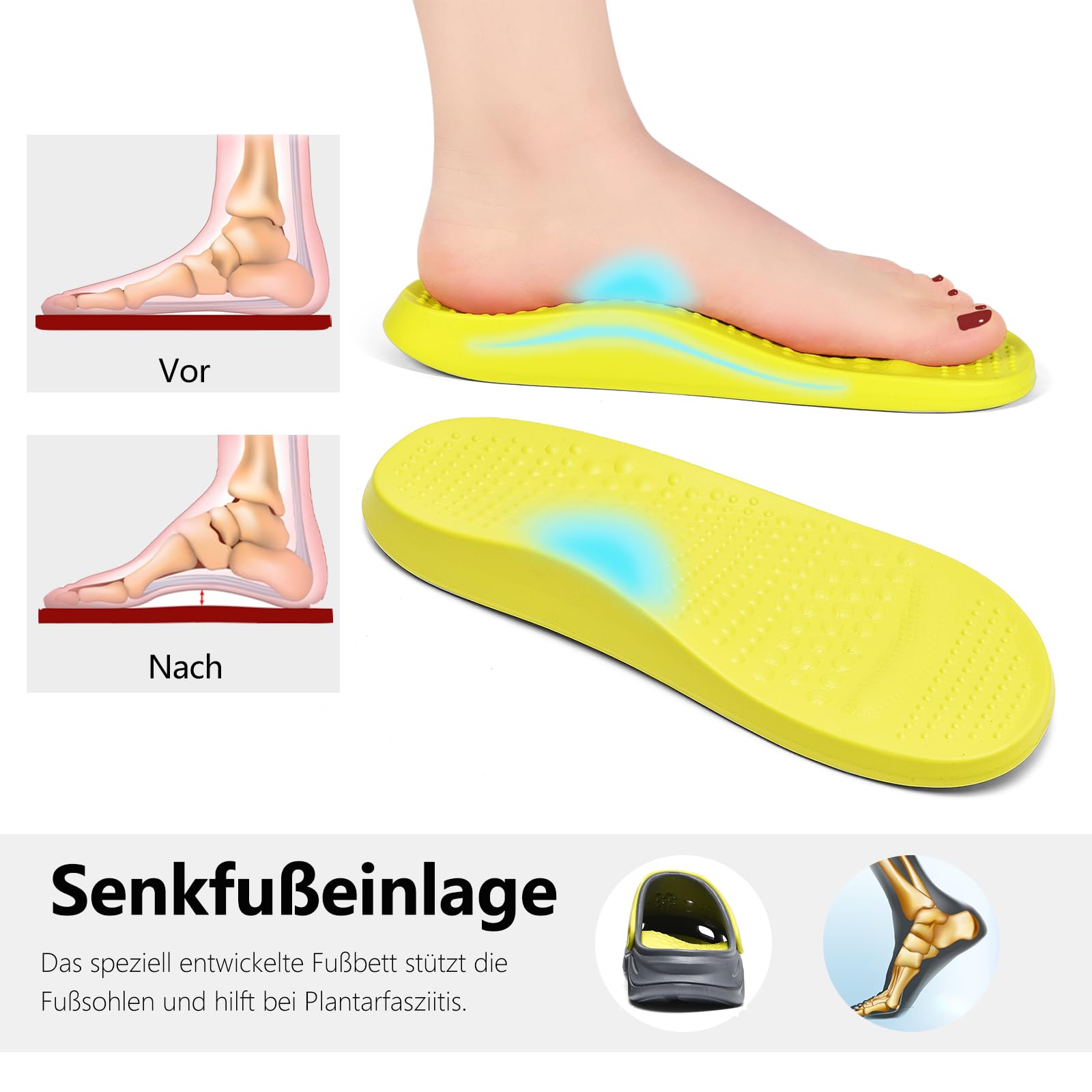 GULAKY Zoccoli & Pantolette Uomo Scarpe da Giardino Scarpe Ortopediche Sandali Donna Estate Pantofole