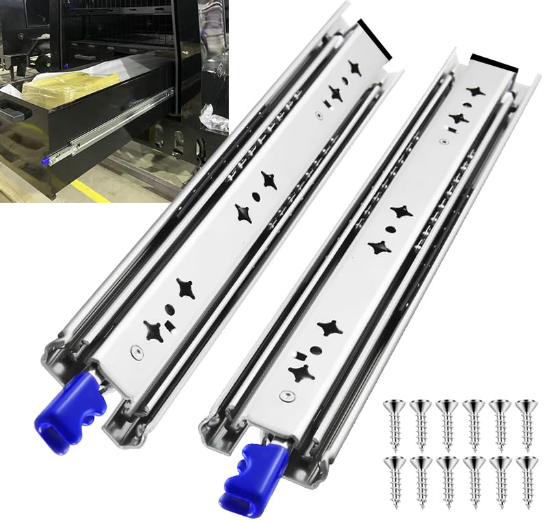 Amazon.co.jp: SUDOO スライドレール 1500mm 重量用 ロック付き 53㎜ 3