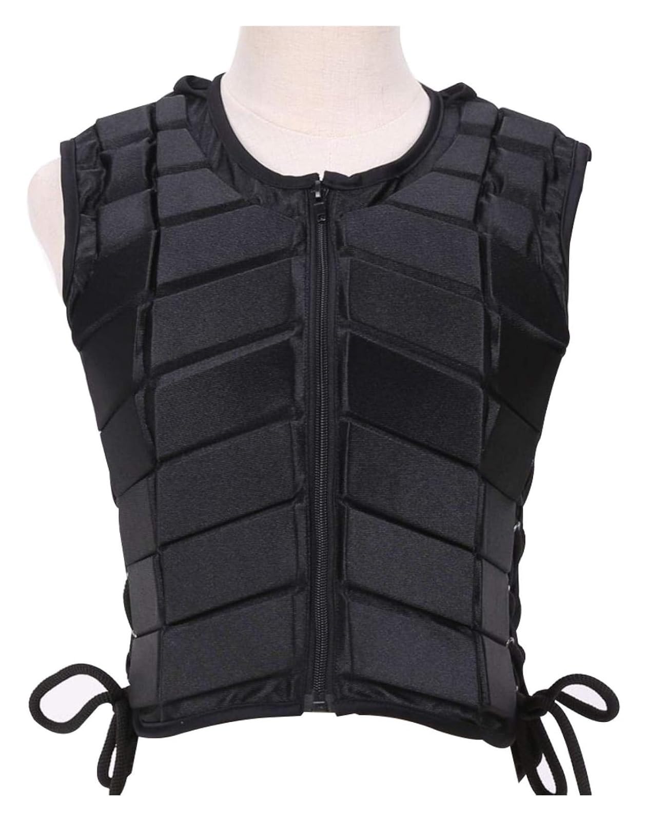 Ecuestres chaqueta protectora chaleco， Chaleco de equitación for eventos deportivos, chaleco de seguridad acolchado deportivo con amortiguación y protección corporal unisex for montar a caballo