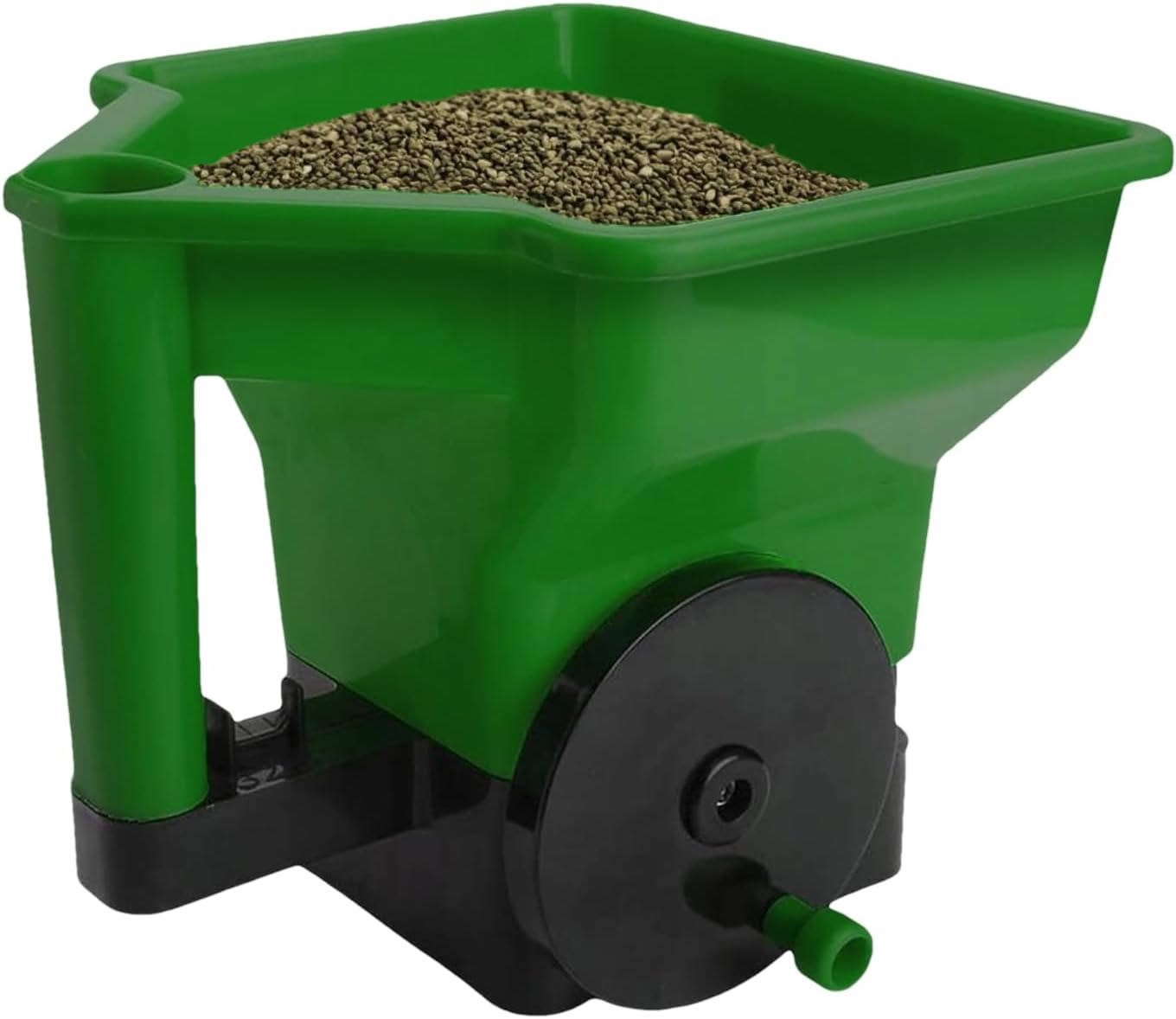 Handheld Spreader for Lawns | Hand-Powered Spreader | Handheld Lawn Spreaders for Grass Seed, Fertilizer, Salt, Ice Melt