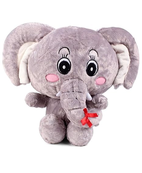 Tickles Grey Sweet Big Ear Elephant Stuffed Soft Plush Toy Love Girl 30 cm