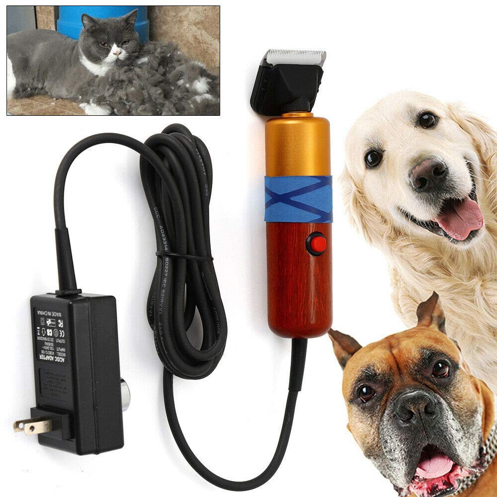 Tondeuse électrique 200 watts pour chats et chiens, tondeuse électrique pour animaux de compagnie, tondeuse pour poils épais, outils de toilettage pour lapins, chiens et autres animaux de compagnie