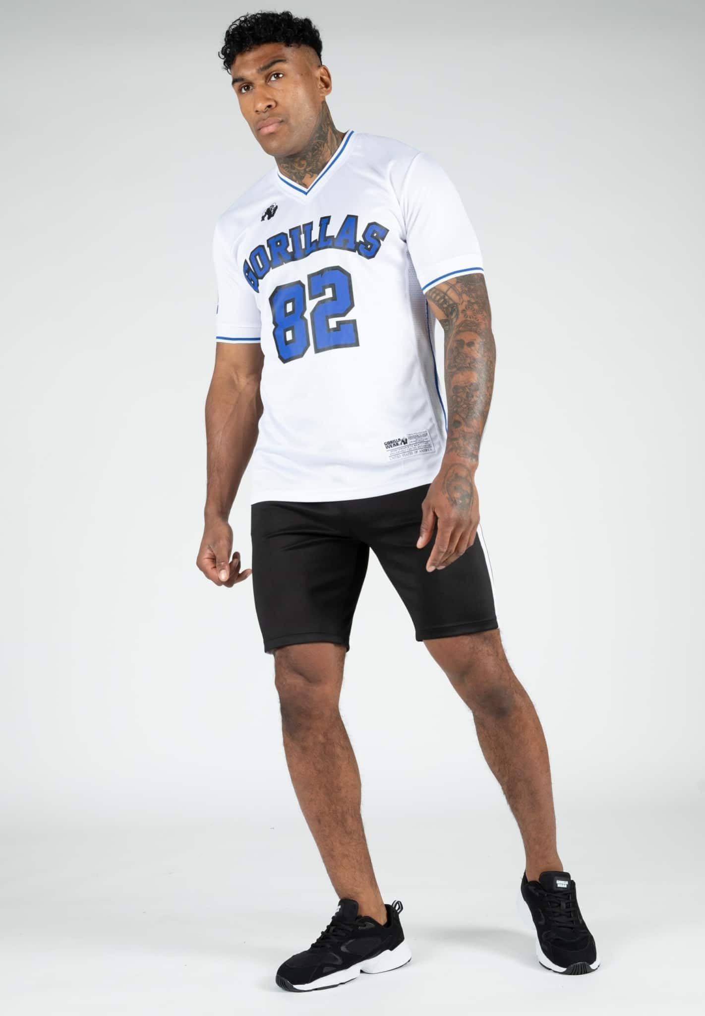 GORILLA WEAR San Mateo T-Shirt White/Blue