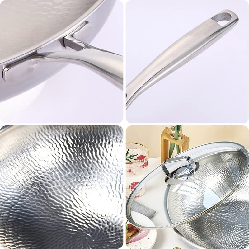 Wok redondo para estufa a gas de 34 cm miniatura 5