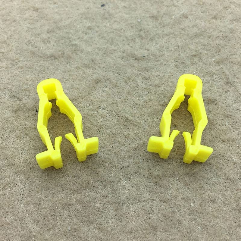 20Pcs Car Wheel Arch Snap Clip Trim Fixed Clip Auto Fastener for Honda Civic CRV HRV Yellow Dashboard Rivets 90601-SMG-003