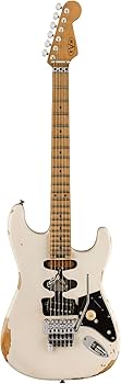 Amazon | EVH/Frankenstein Relic Series Maple Fingerboard White