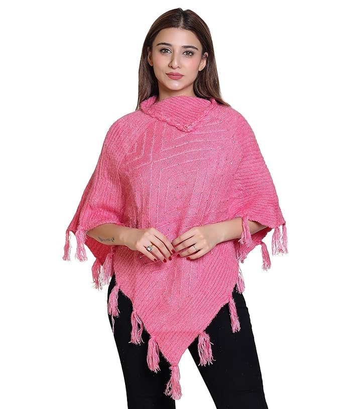 Fringe Detail Designer Poncho_L-picture-15