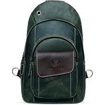 The Tannery Mens Crossbody Bag Handmade Leather Sling Purse for Unisex