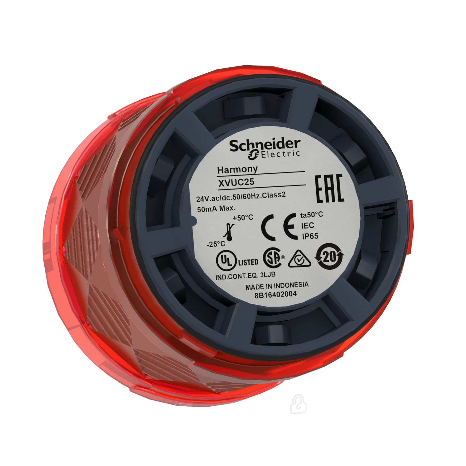 Elemento luminoso int. LED XVU Rojo