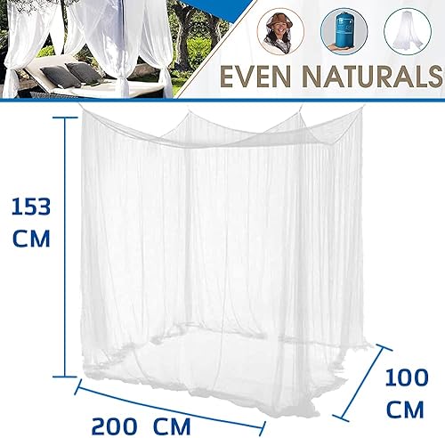 Miniatura 5 de Ahora 43 Apagado  la mejor mosquitero para cama individual Canopy by  1 Incluso Naturals  Gran visualización de malla rectangular cortinas