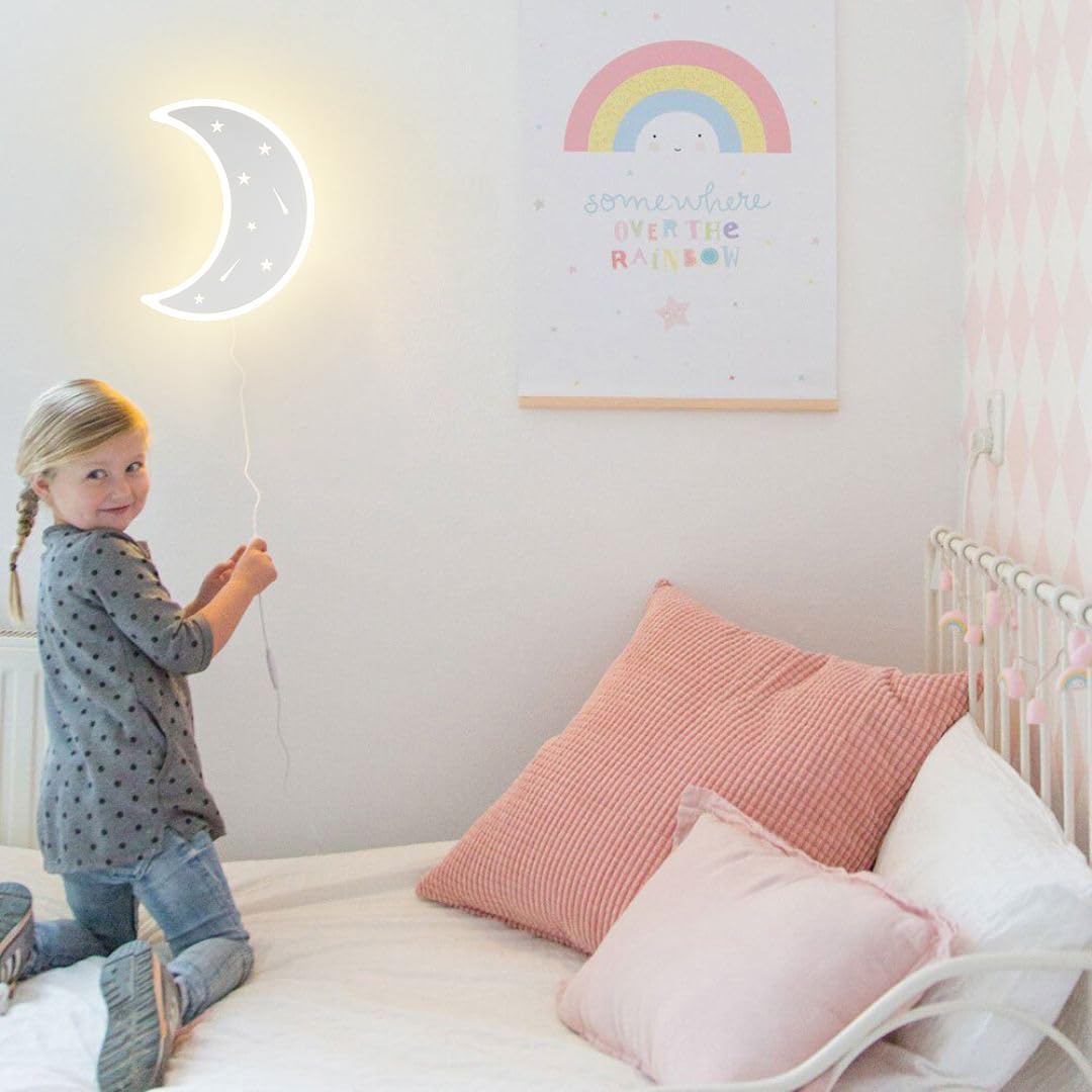 KZT Lámpara de pared interior de 14 W, regulable, lámpara de pared con interruptor y enchufe, lámpara de noche para dormitorio, 3000 K, luz blanca cálida, luz nocturna para sala de estar