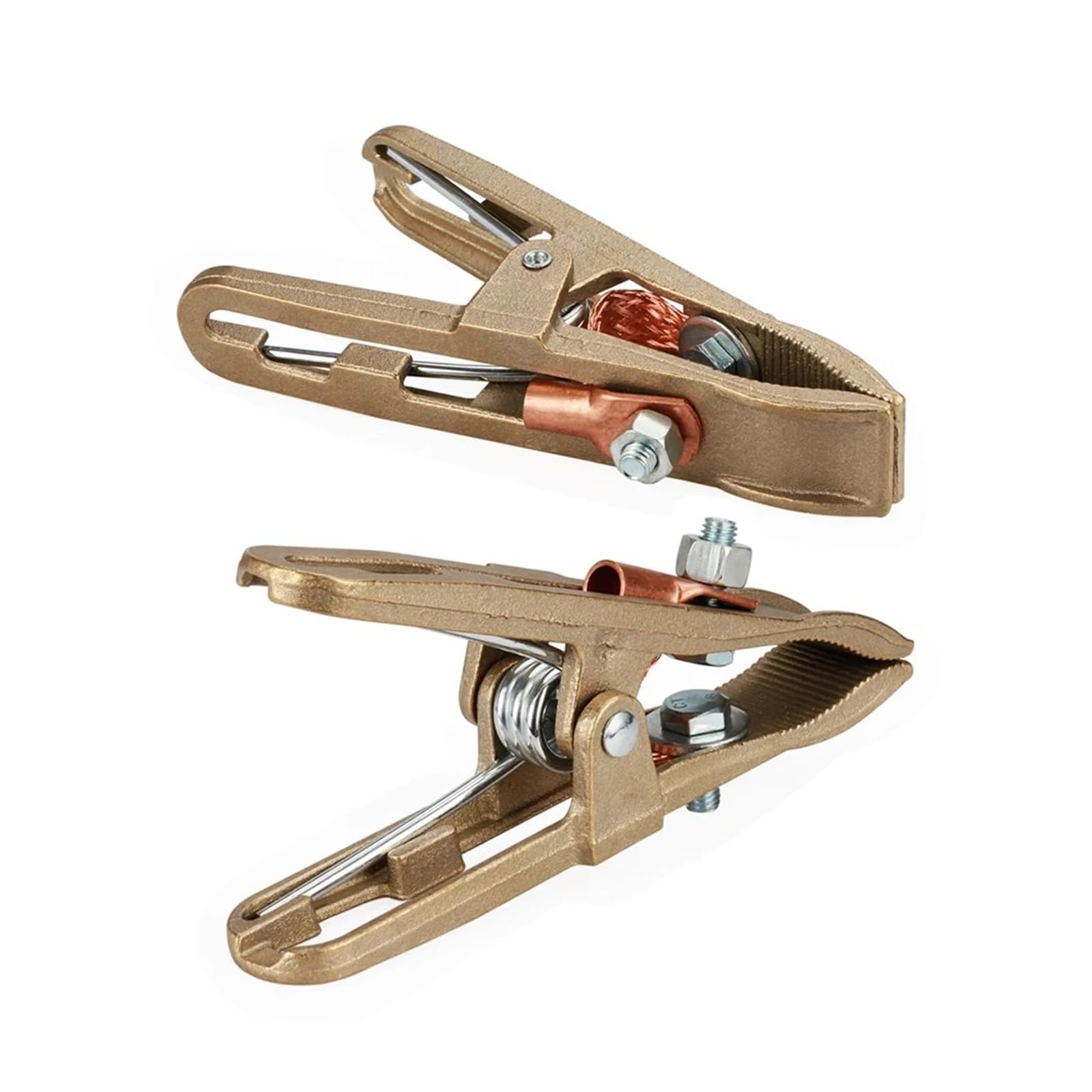 Pinza massa per saldatrice 260A 300A 400A 500A 600A 800A Ottone A Forma di Terra Saldatura Morsetto di Terra Macchina Saldatore Elettrodo Clip di Supporto(600A 1PCS)