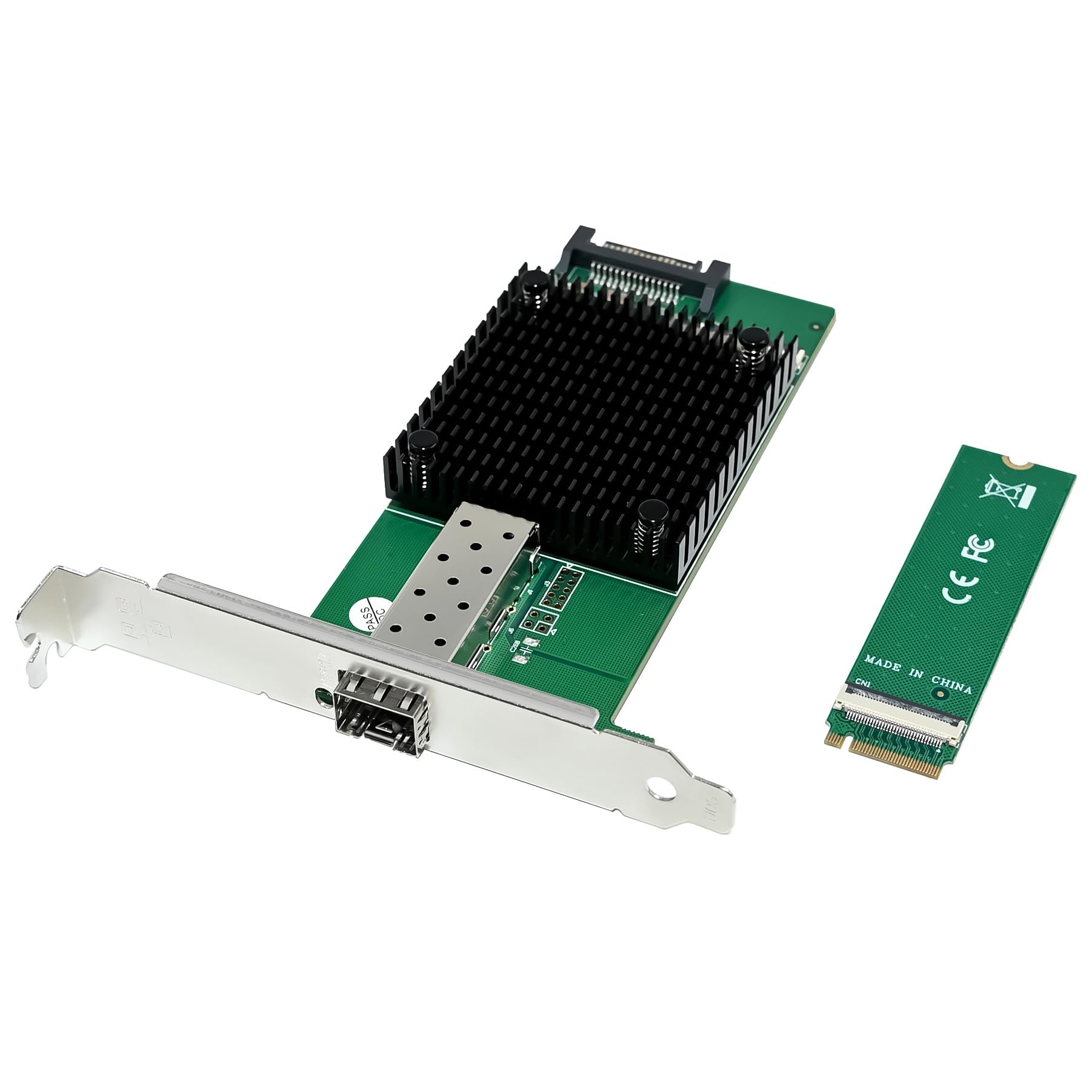 Amazon | M.2(Mキー)から10GbE SFP+ネットワークカード、Intel 82599
