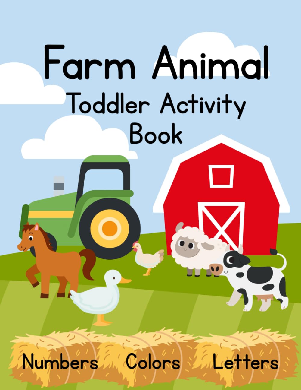 Farm Animal Toddler Activity Book