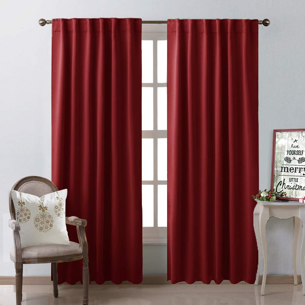 Dashing Fabrics Very Elegant Back Panel Blackout Eyelet Set of 2 Pcs Door Curtains | Living Room/Hotel/Restaurant/Home/Resort/Office (7 Ft, Maroon) (B08X7D4H97) Amazon Price History, Amazon Price Tracker