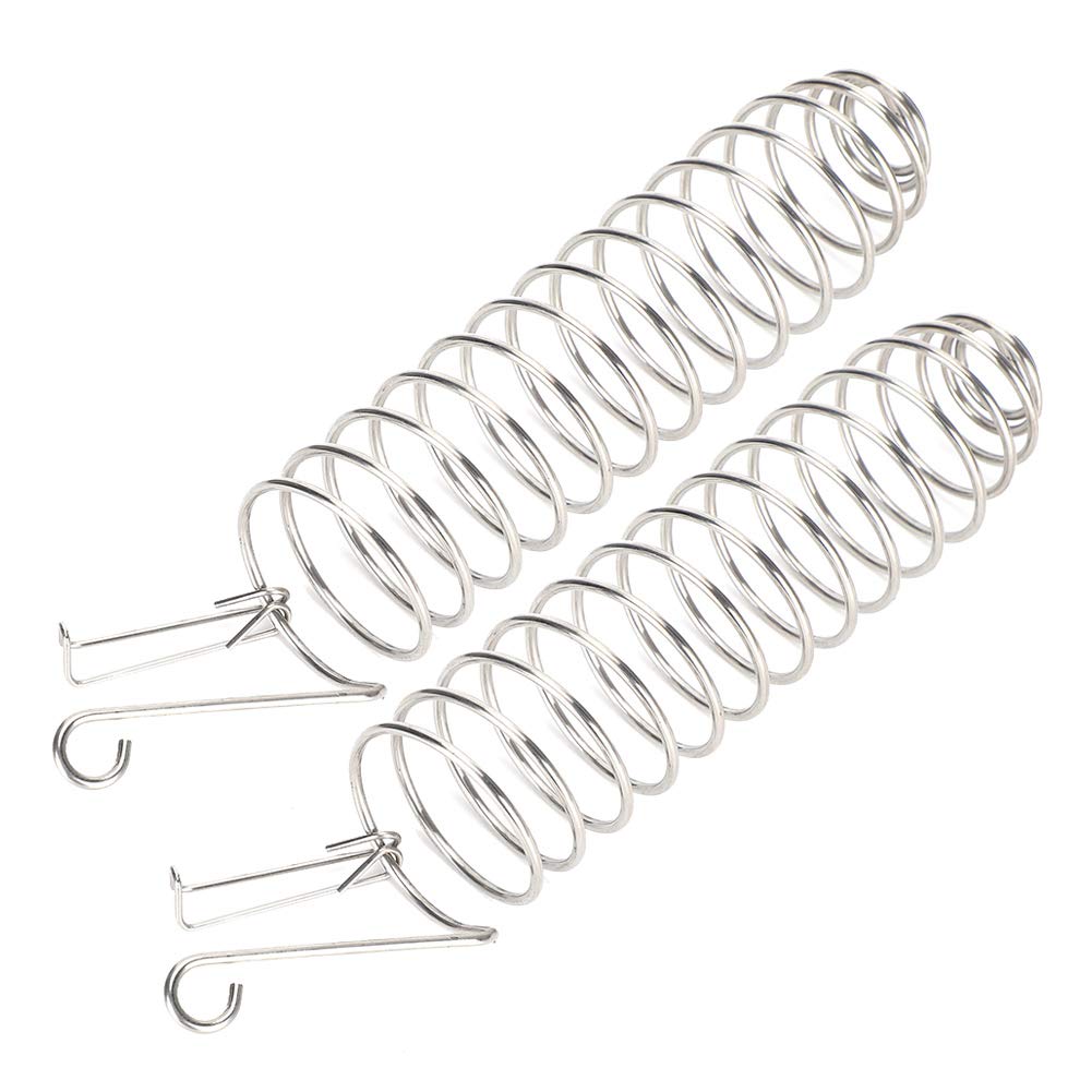 Stainless Steel Parrot Food Holder, Bird Feeder Toy, Fruit Vegetable Skewer, Foraging Hanging Feed Tool for Cockatoo Cockatiel, 2 Pack