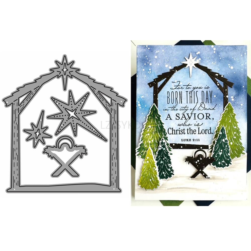 Architecture Die Cuts for Card Making, Pavilion Metal Cutting Dies for Paper Scrapbooking, DIY Stencils for Album Party Wedding Festivals Decoration