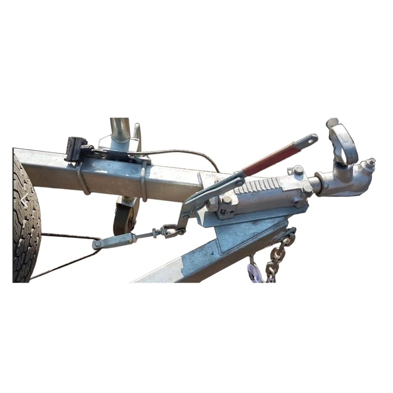 Anhängerkupplung, Anhänger 2000kg Mechanischer Bremsanhänger Koppler Überschreiben Zinkkupplung Camper Anhänger Teile Caravan-Hitch-Bootsteile(O ring)