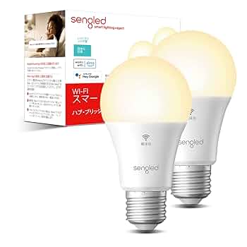 Wi-Fi接続 Sengled スマート LED電球 e26口金 Amazon.co.jp: 【Amazon Alexa認定】Wi-Fi接続 Sengled スマート