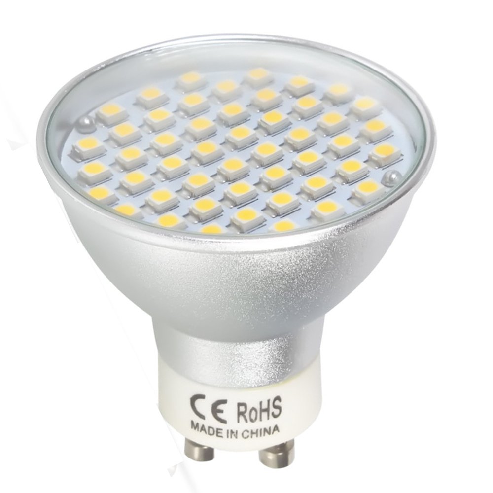 1 x GU10 LED Bulbs 4.5W Equivalent to 30W Cool White Light 6000K LED Spotlight 420LM AC195-240V Non-Dimmable