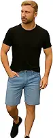 Bermuda Jeans LISO SKINNY Masculina Casual Elastano Slim 409