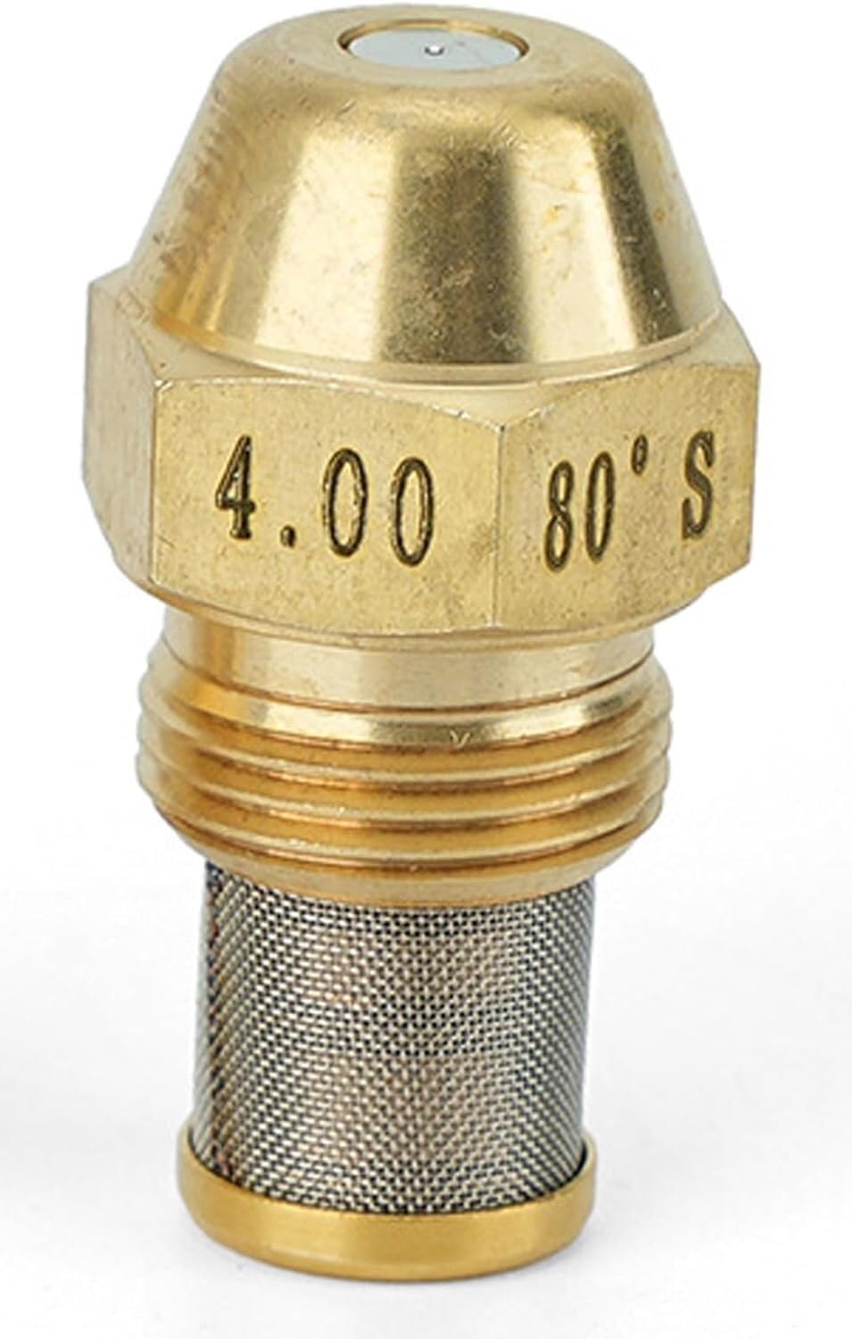 NTOLFCS Replacement Brass Oil Burner Nozzle 80 Degree Solid Multiple GPH Sizes.(2PCS,6.00 GPH - 80° Solid)
