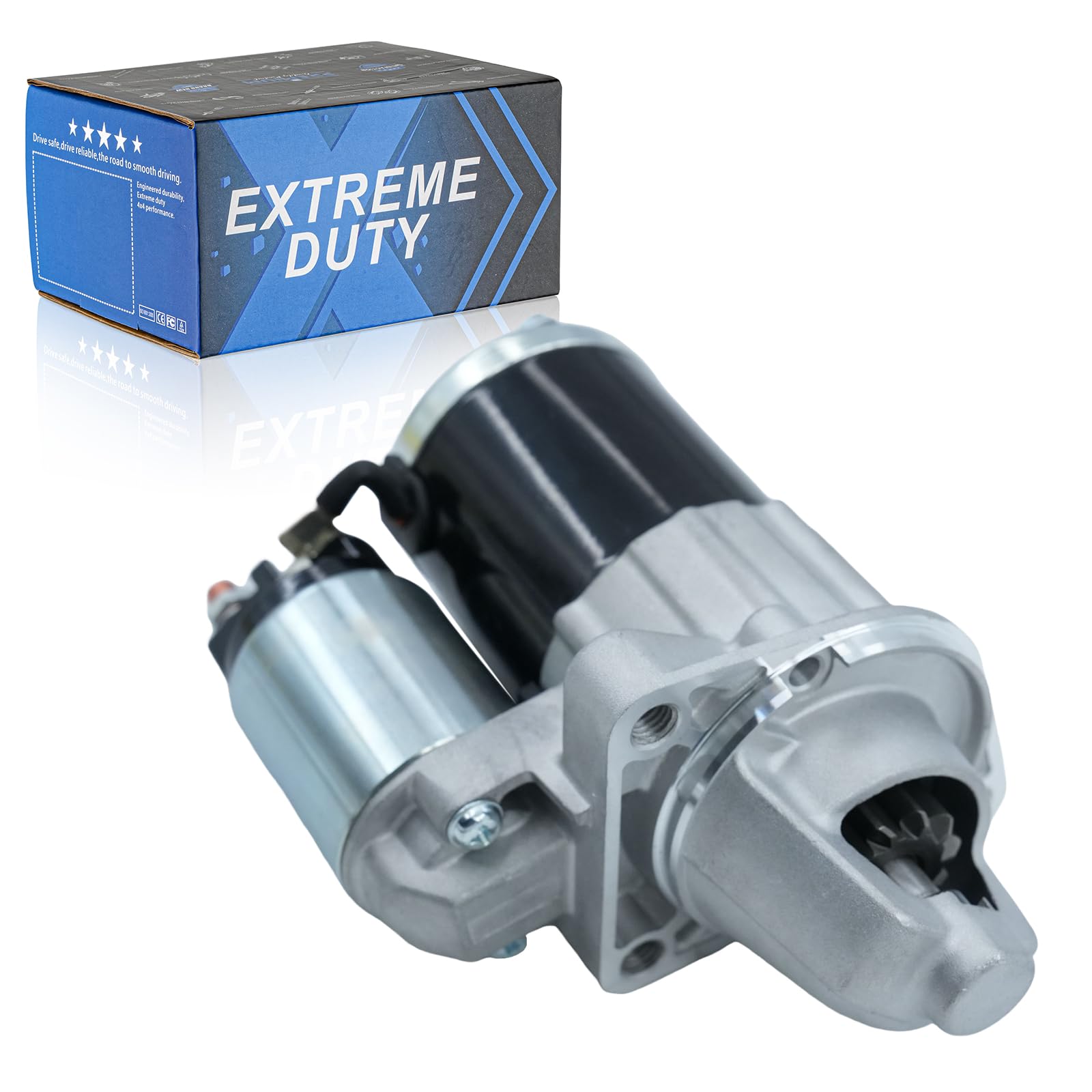 Starter Motor Fits for Ford Escape L4 1.6L 2013 2014 2015 2016 Fusion 1.5L 1.6L 2013 2014 2015 2016 2017 2018 2019 2020 1.4KW 12V 11-Tooth Clockwise OE CJ5Z11002A CJ5Z11002B