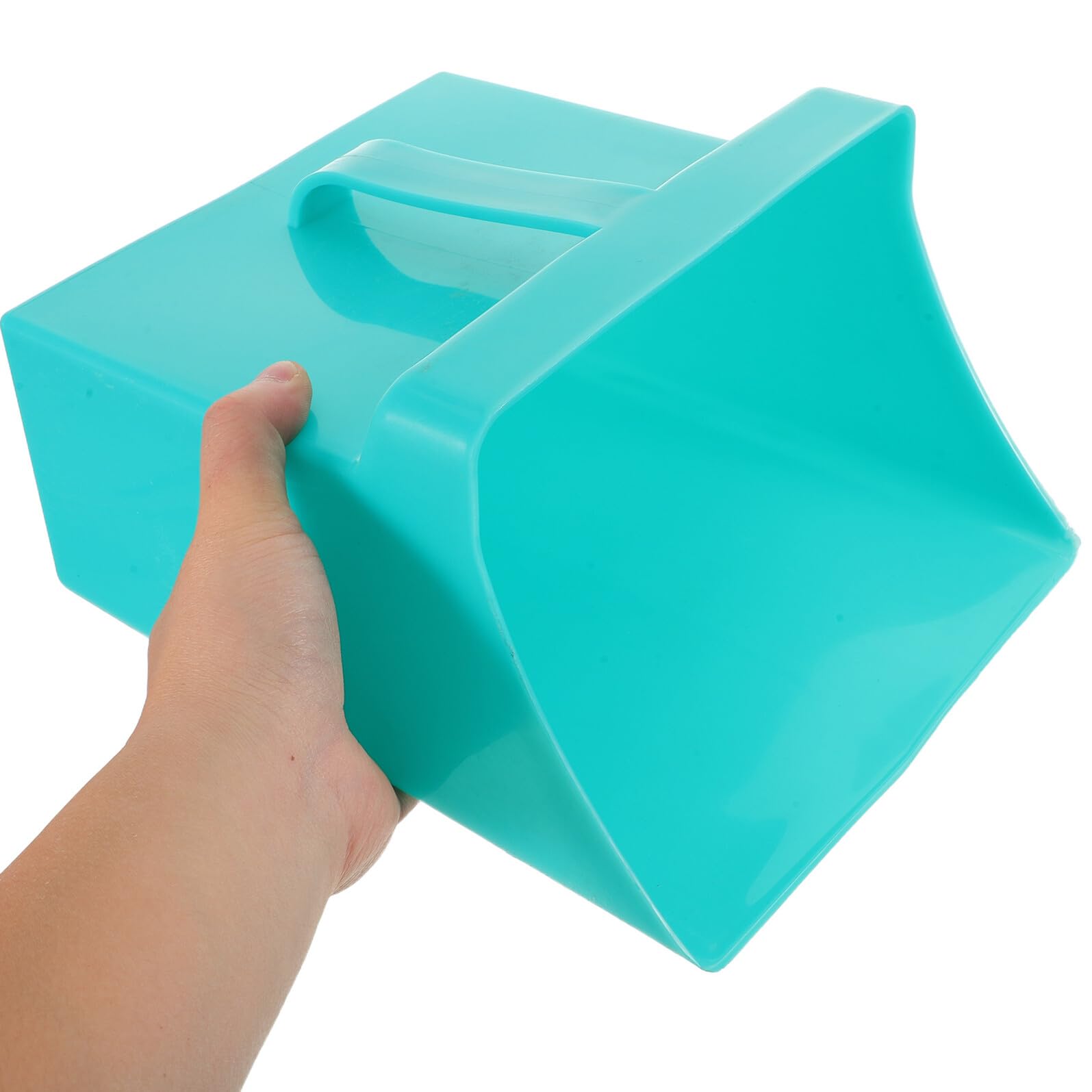 Tragbare Kunststoff Kehrschaufel mit Griff für Mühelose Müllsammlung im Haushalt und Garten Leichtes Ergonomisches Design für Komfortable Reinigung