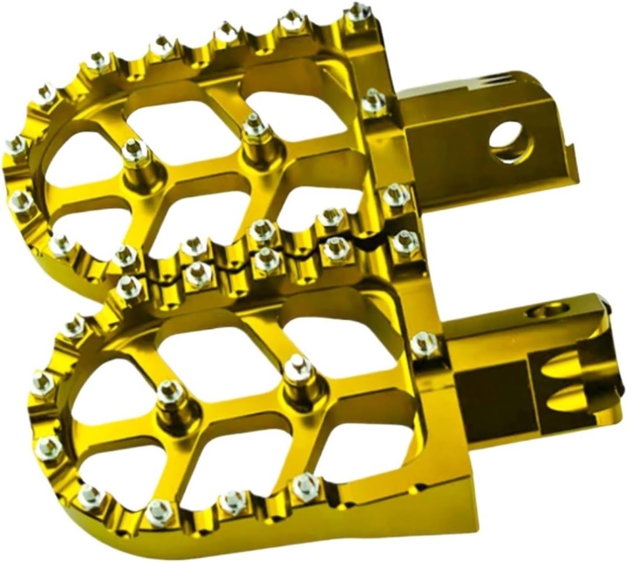 Motorcycle pedal SNOR Motorcycle Footpegs Mounting Bracket Pedals Retrofit Bracket Fit For K-tm Fit For Fit For GASGAS Universal(Blue Pedals)