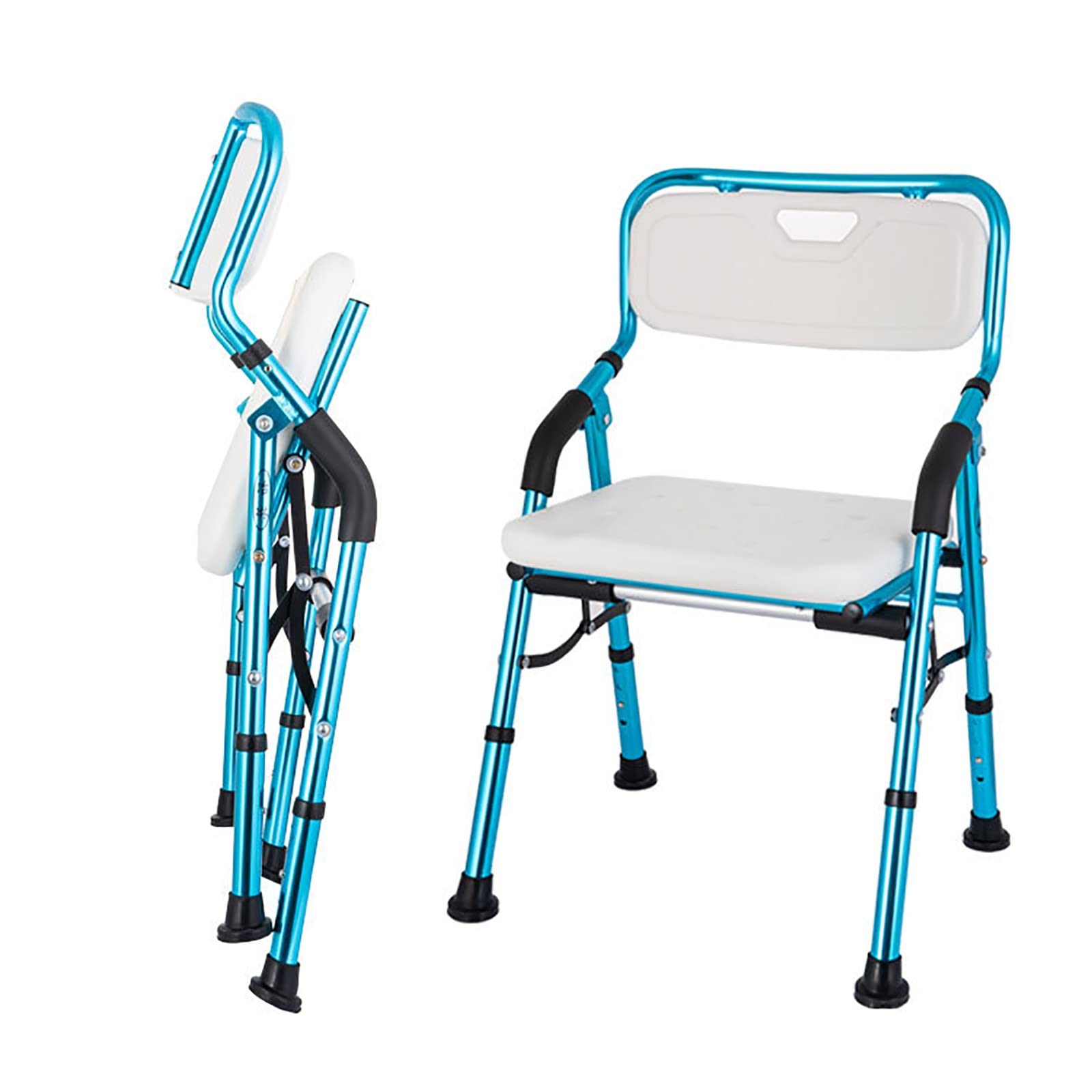 Tabouret de douche réglable en hauteur pour personnes âgées